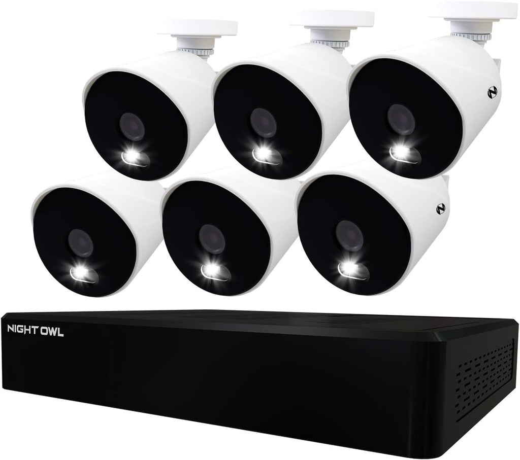 4K Ultra HD Indoor/Outdoor Wired Security Camera System with 1TB Hard Drive W6457