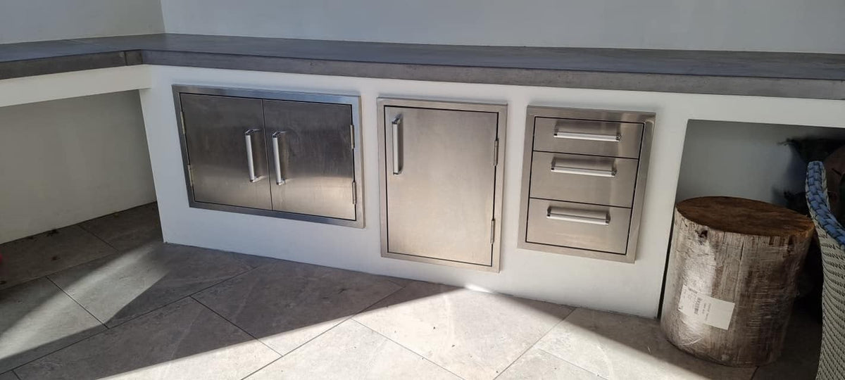 304 Stainless Steel Single Gas Grill Door F668