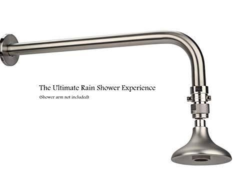 Nickel All Metal Shower Head with Trickle Valve Q669