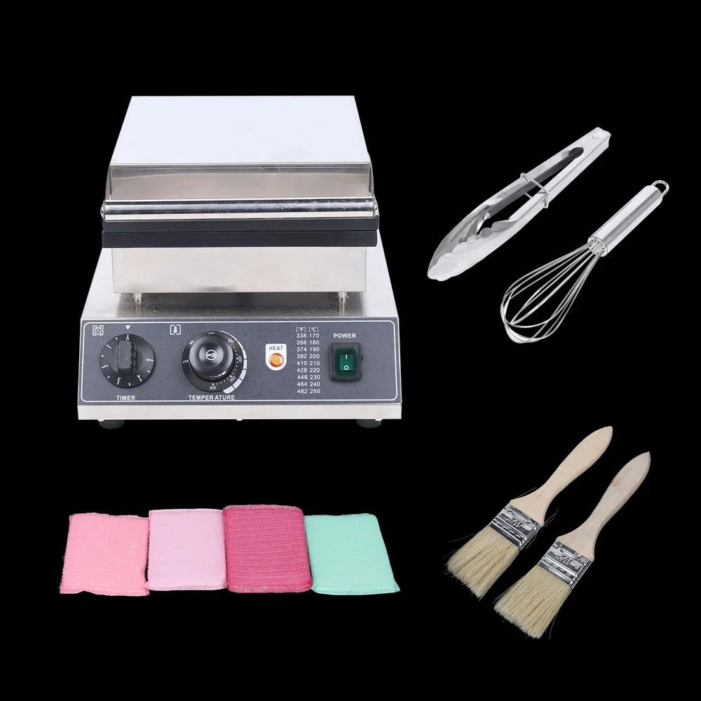 25Pcs Mini Non-stick Waffle Maker Machine 110V U563421
