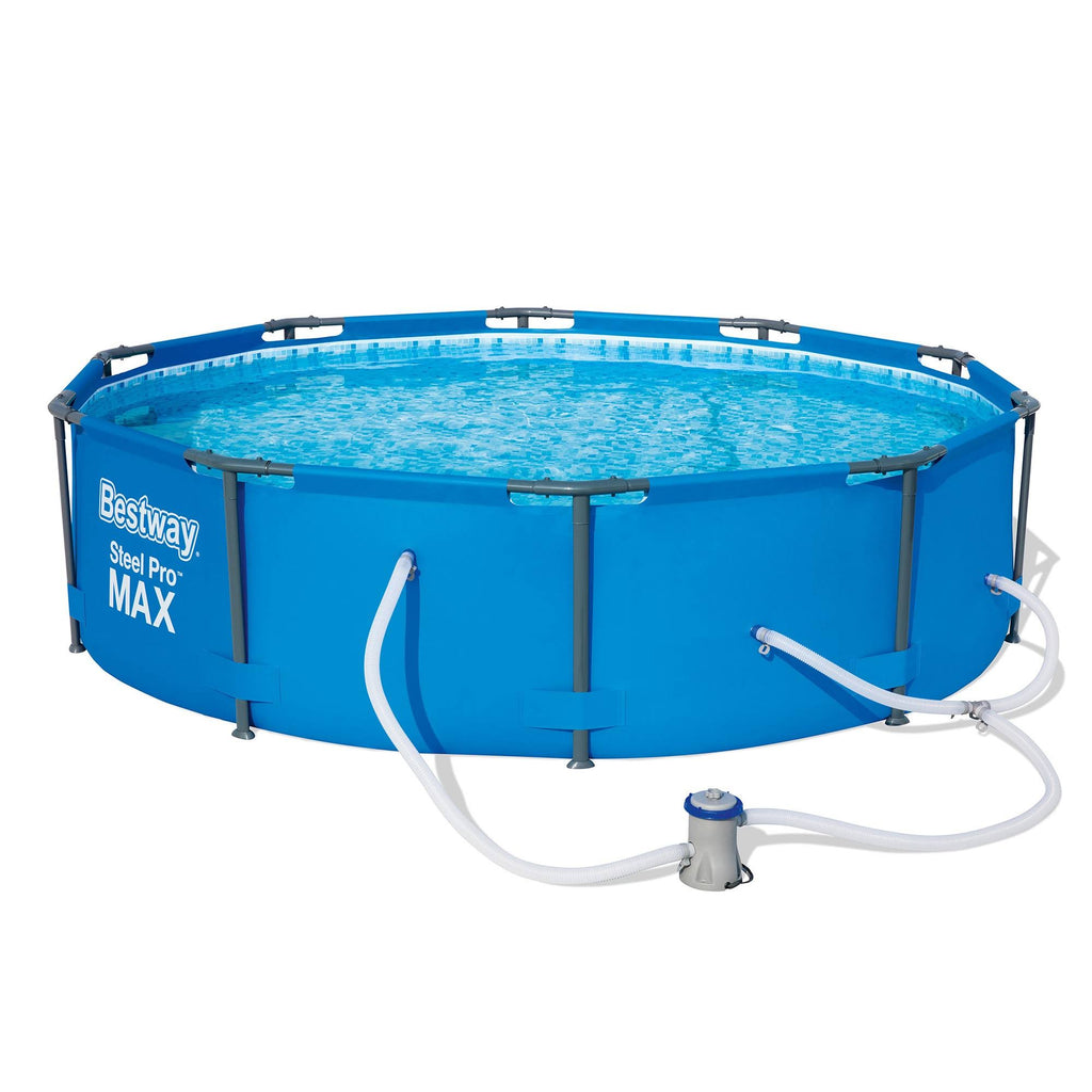 10 x 30x22 Steel Pro Frame Round Above Ground Swimming Pool Set M1708