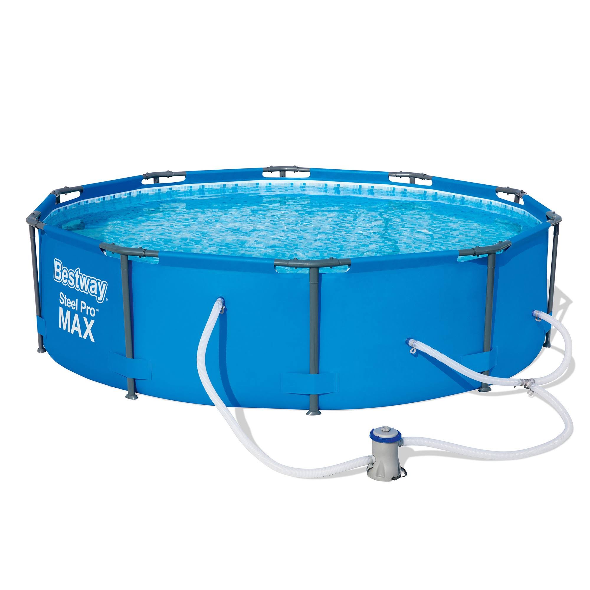 10 x 30x22 Steel Pro Frame Round Above Ground Swimming Pool Set M1708
