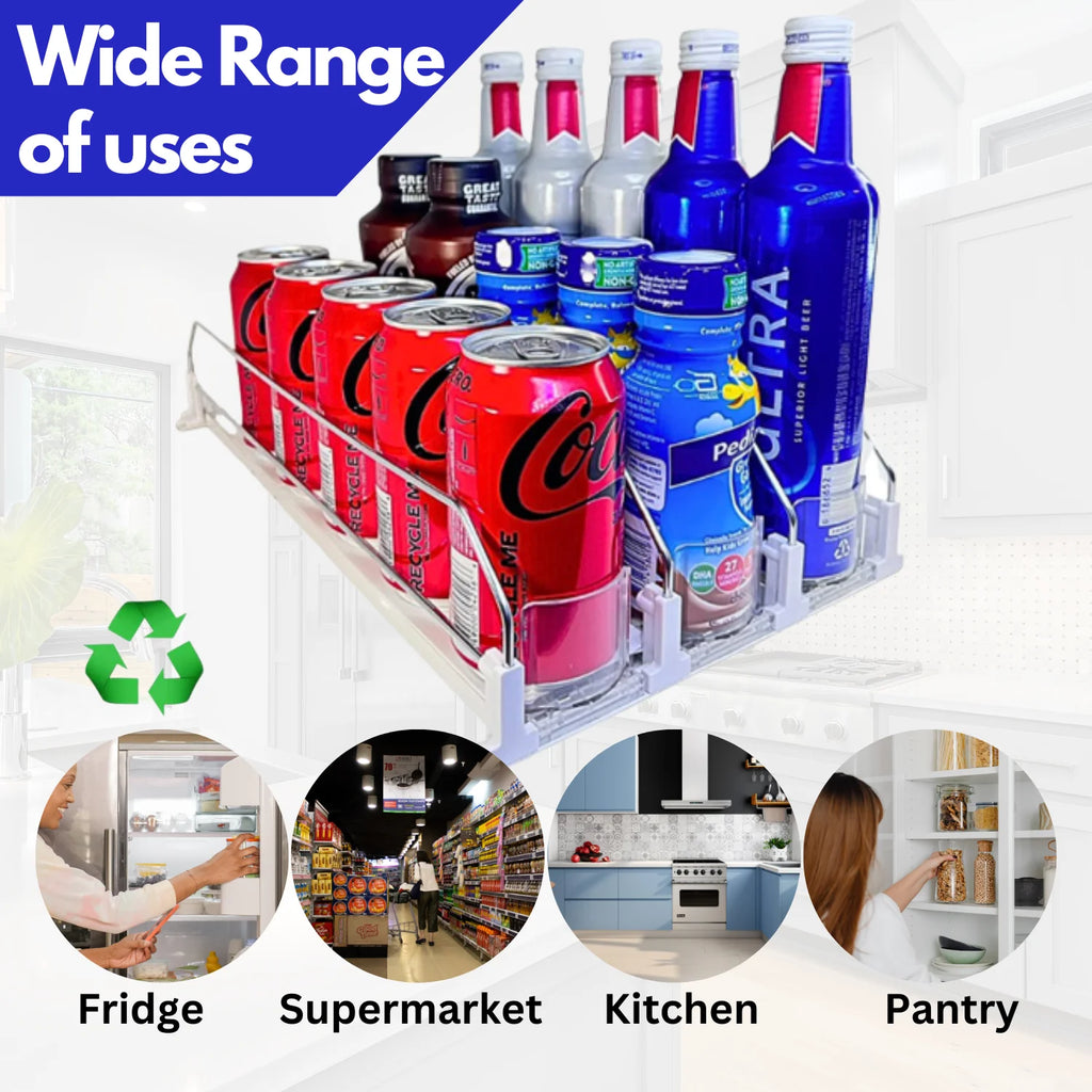 Drink Dispenser with Automatic Pusher Glide for Refrigerator A2678