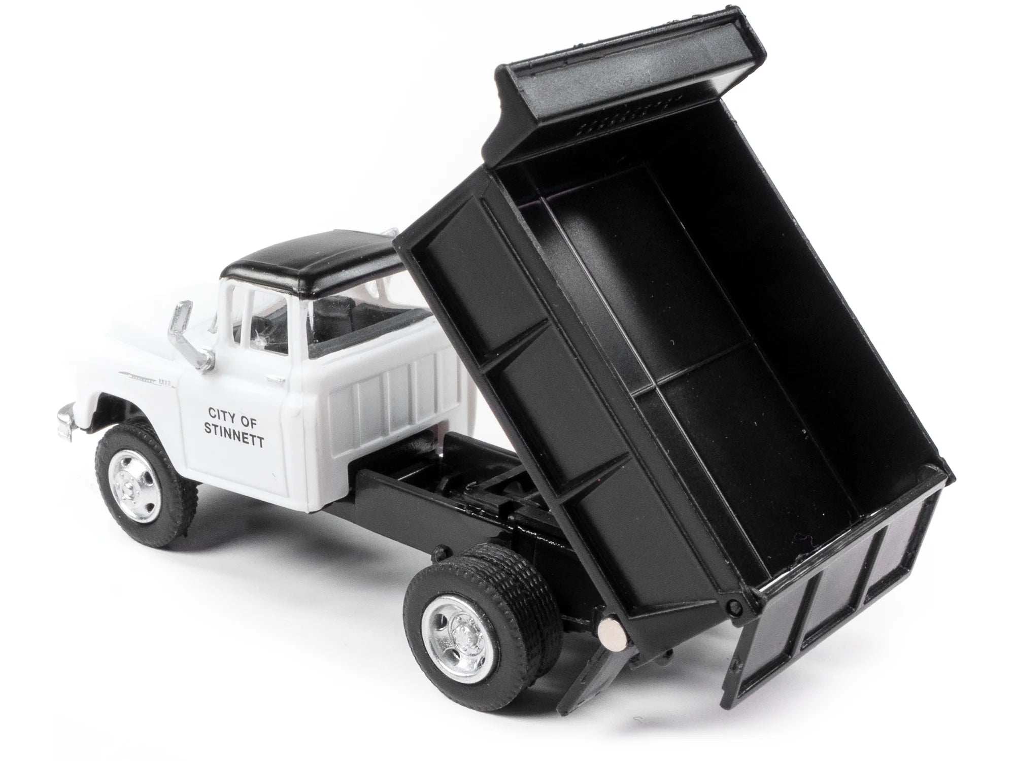 1/87 White Black Top Diecast Dump Truck Model L479