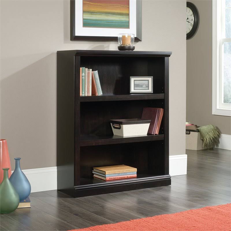 3 Shelf Bookcase in Estate Black O641