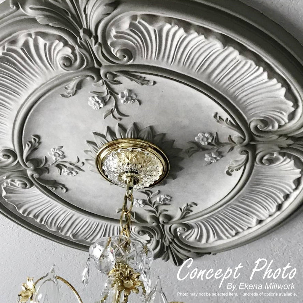 Vaduz Ceiling Medallion, Hand-Painted Gold L370339