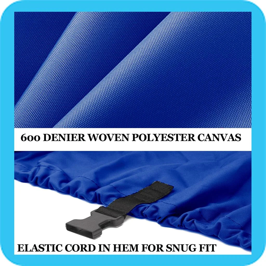 Boat Cover for Nitro 170 DC with Port Troll Mtr O/B L445