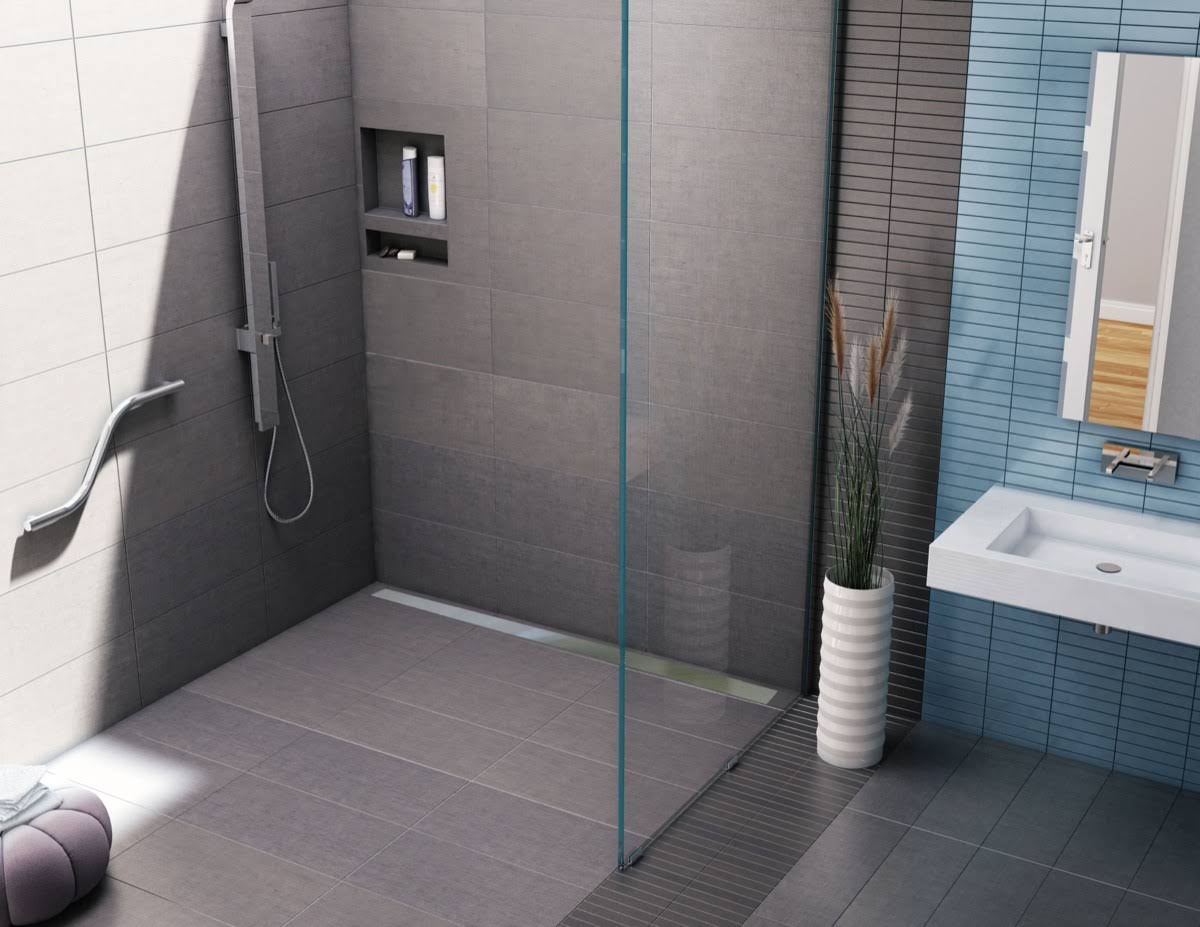Black Double Recessed Shelf R4076