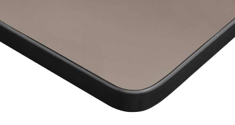 Beige/ Black Square Breakroom Table G5385