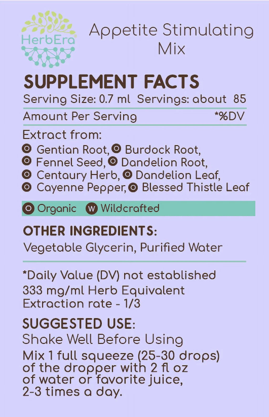 Alcohol-FREE Extract Tincture 2 oz E25936