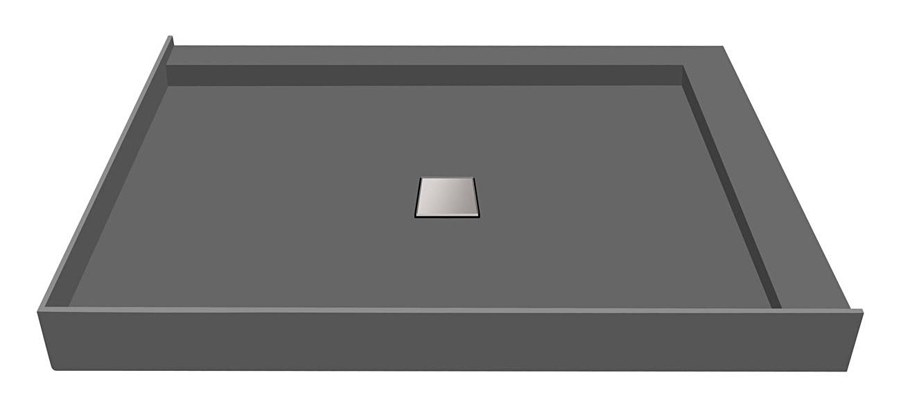 42x22 x 36x22 Double Threshold Shower Base with Drain F90158
