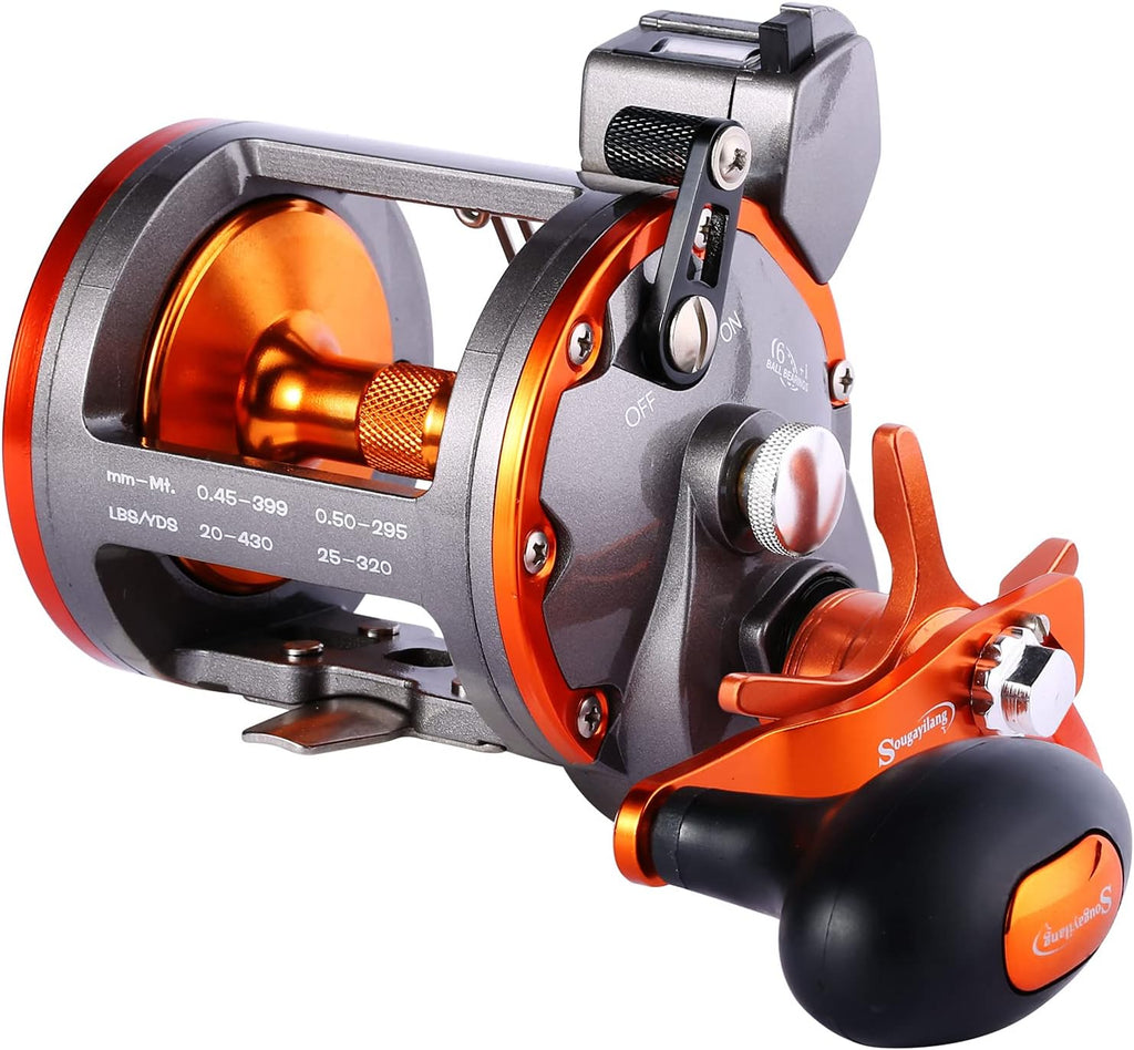 Pack of 2 Line Counter Trolling Reel D377645