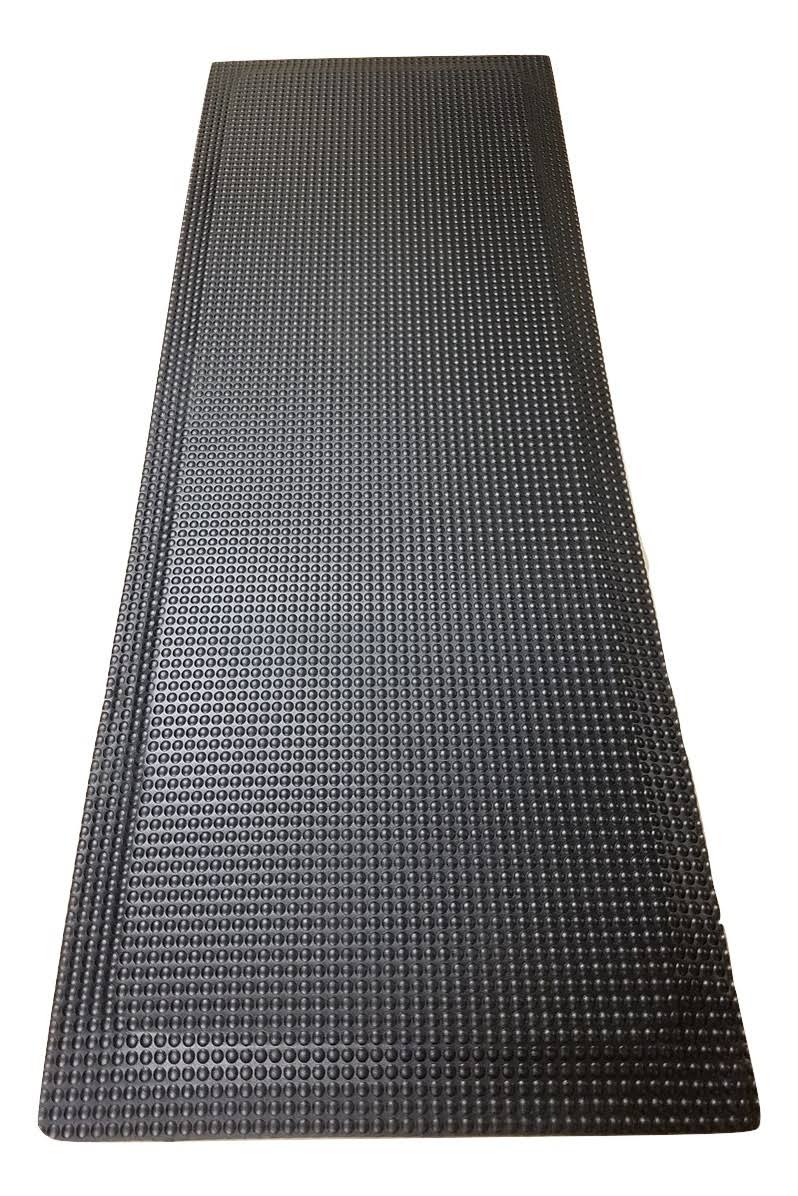 Anti-Fatigue No-Slip Mat Black - 4 ft. x 15 ft. x 0.63 in. V884186