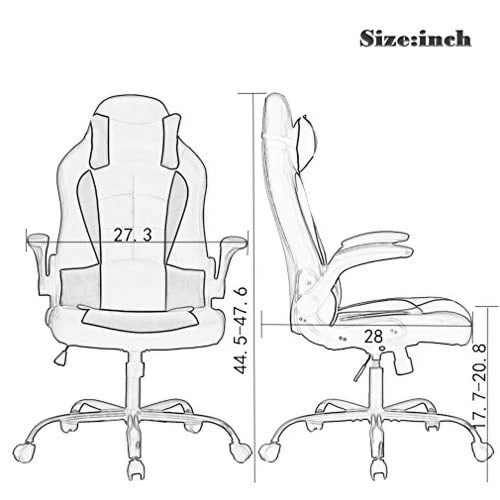 Red Adjustable Swivel Gaming Chair Q282