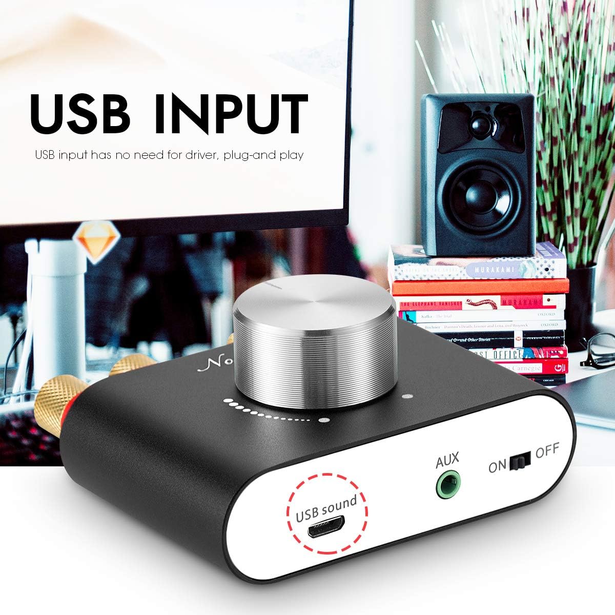 Black Mini Bluetooth Power Amplifier 50W×2 Pack of 2 B63273
