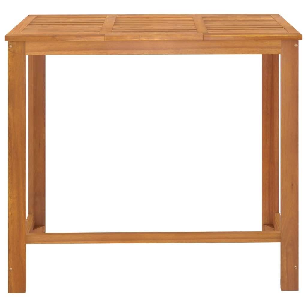 5 Piece Bar Set Solid Acacia Wood Q2954