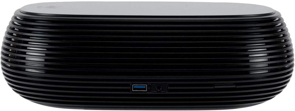 Mini-ITX Tower Case with 200W 80 Plus Gold Power Supply and Tempered Glass Top Panel A166