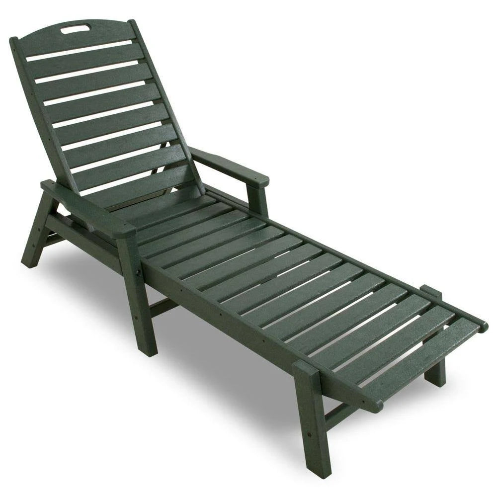 Green Chaise with Arms U499362