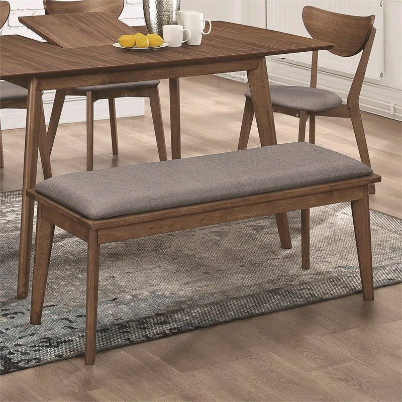 Natural Walnut Dining Bench I6944