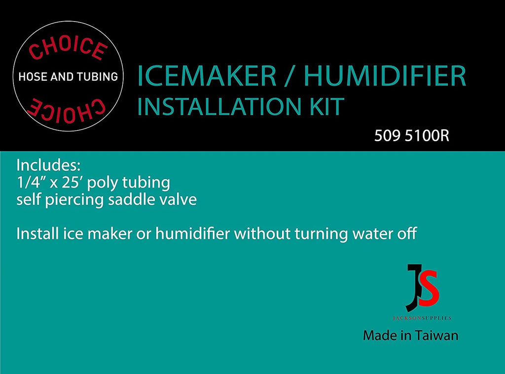 Ice Maker and Humidifier Installation Kit with Poly Tubing U61221