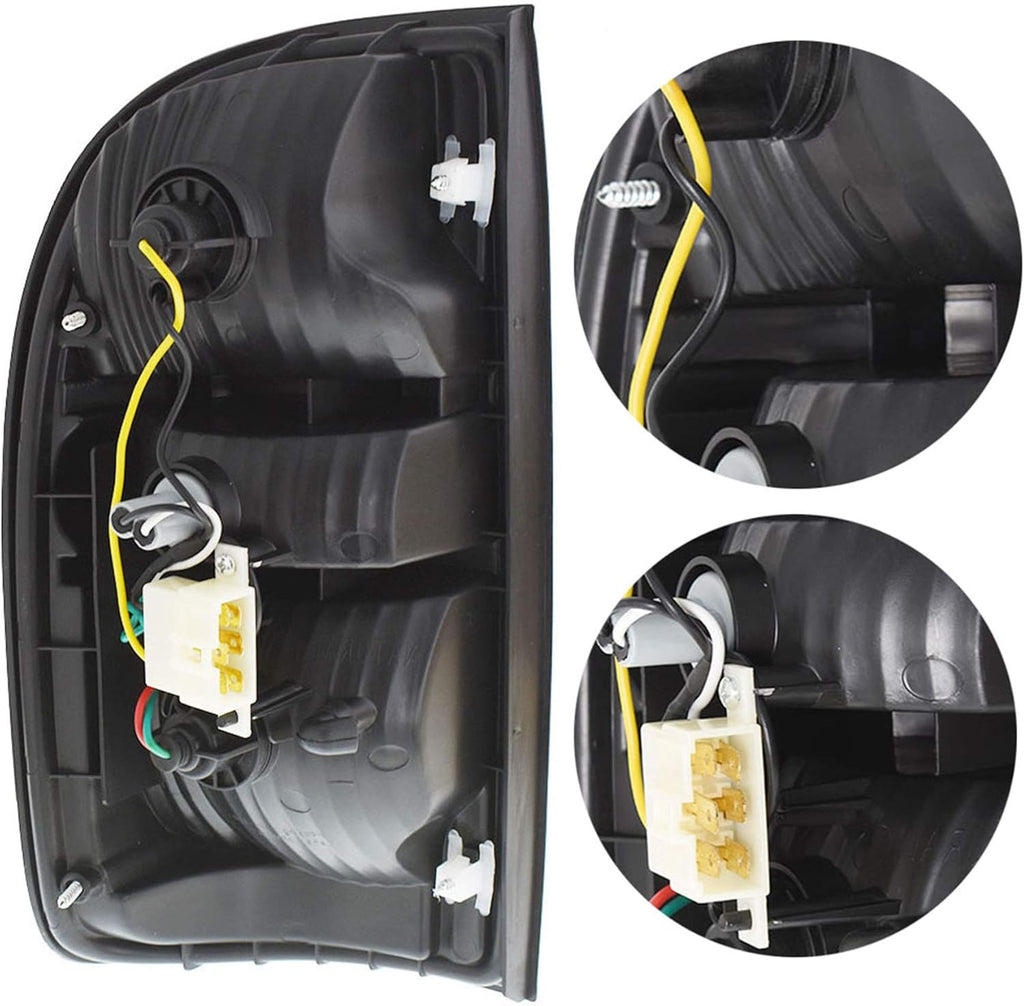 Rear Right Passenger Side Tail Light for 2001-2004 Toyota Tacoma Pack of 2 W75458