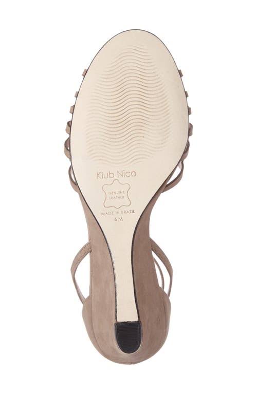 Taupe Nubuck Wedge J166009