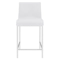 Set of 2 White Counter Stool B746546