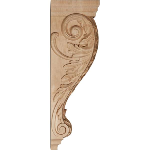 Medium Jumbo Acanthus Wood Corbel Rubberwood I76992
