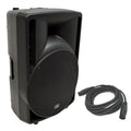 15" Powered 1000W Active PA Speaker with XLR Cable P646