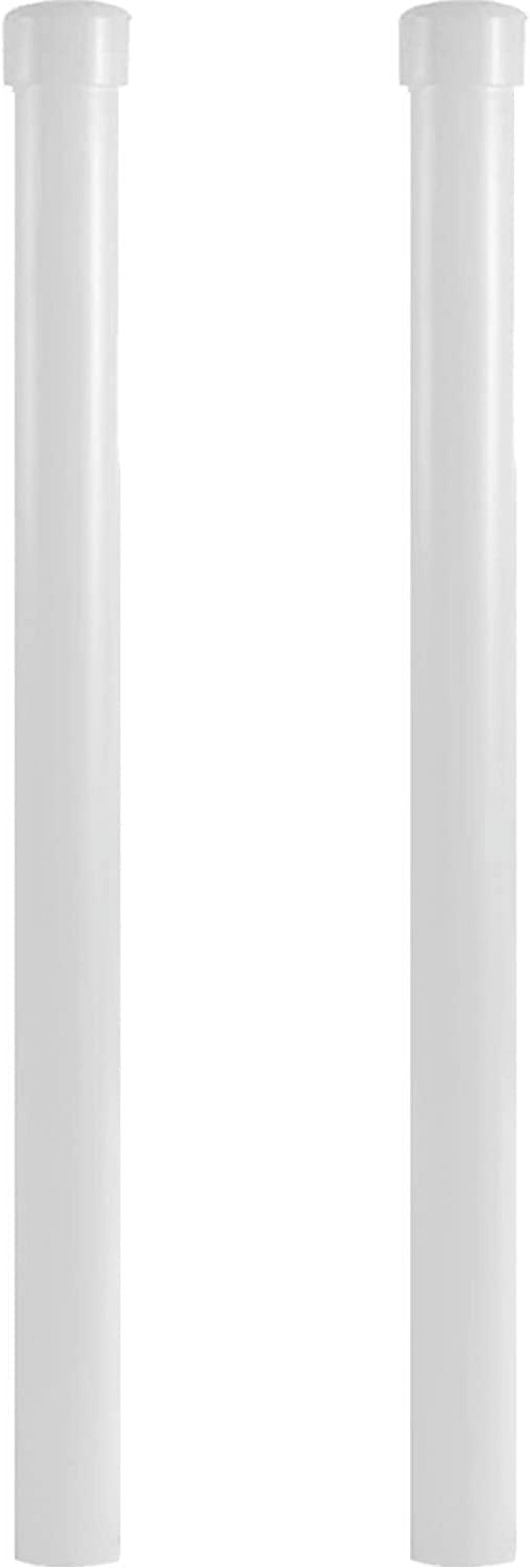 22 in. Steel Boat Trailer Guide-on with White PVC Tube Covers F5741