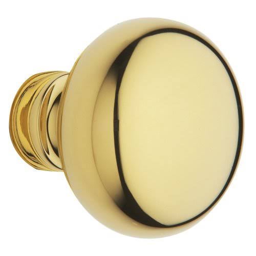 Satin Brass and Brown Pair of Knobs G924