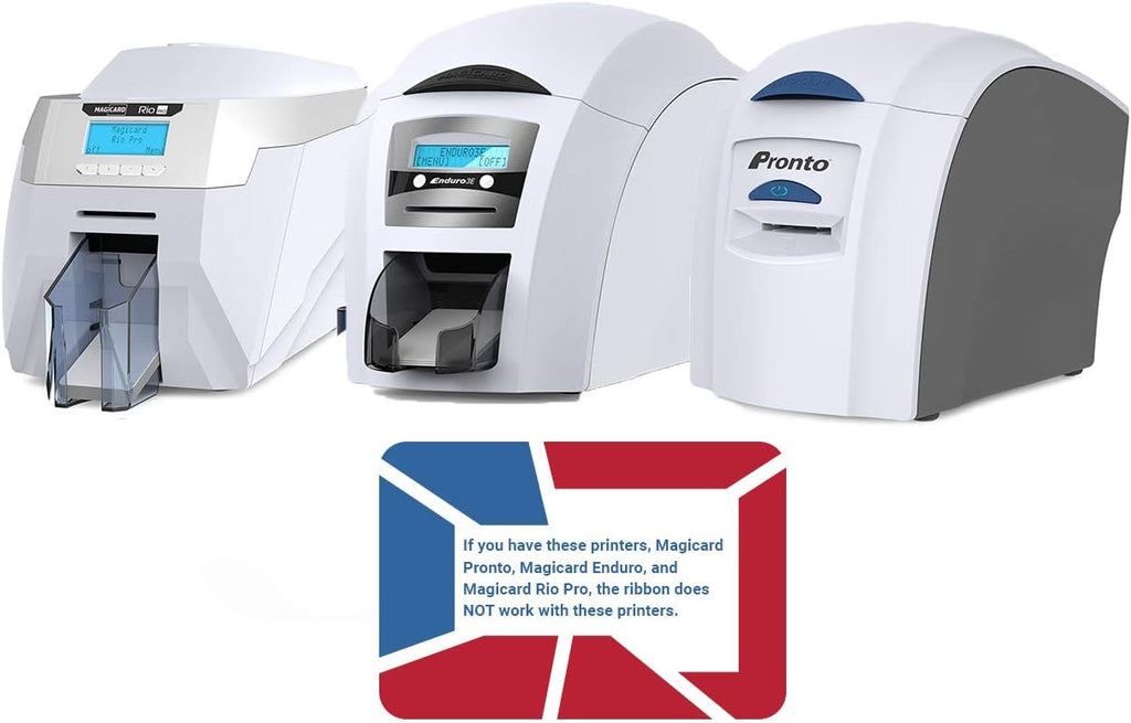 250 Prints Color Ribbon for PVC Cards Q366