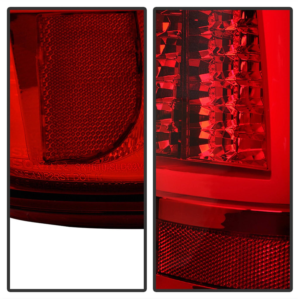 Red/Clear LED Tail Lights G9104