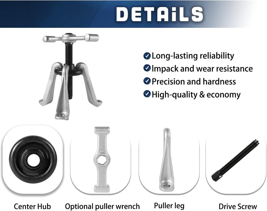 Universal Hub Puller Wheel Hub Removal Tool K78924