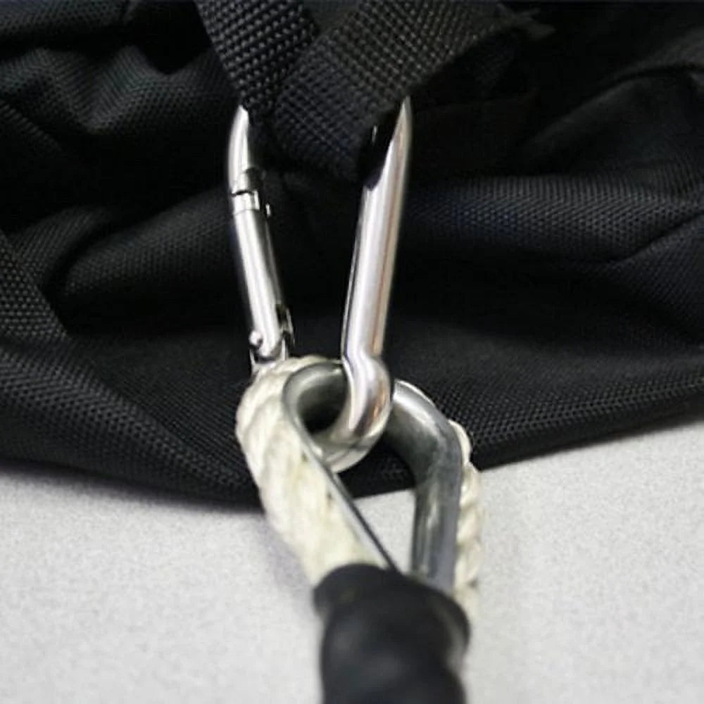 Black Nylon Anchor Bag Set with 20 Feet Line J485159