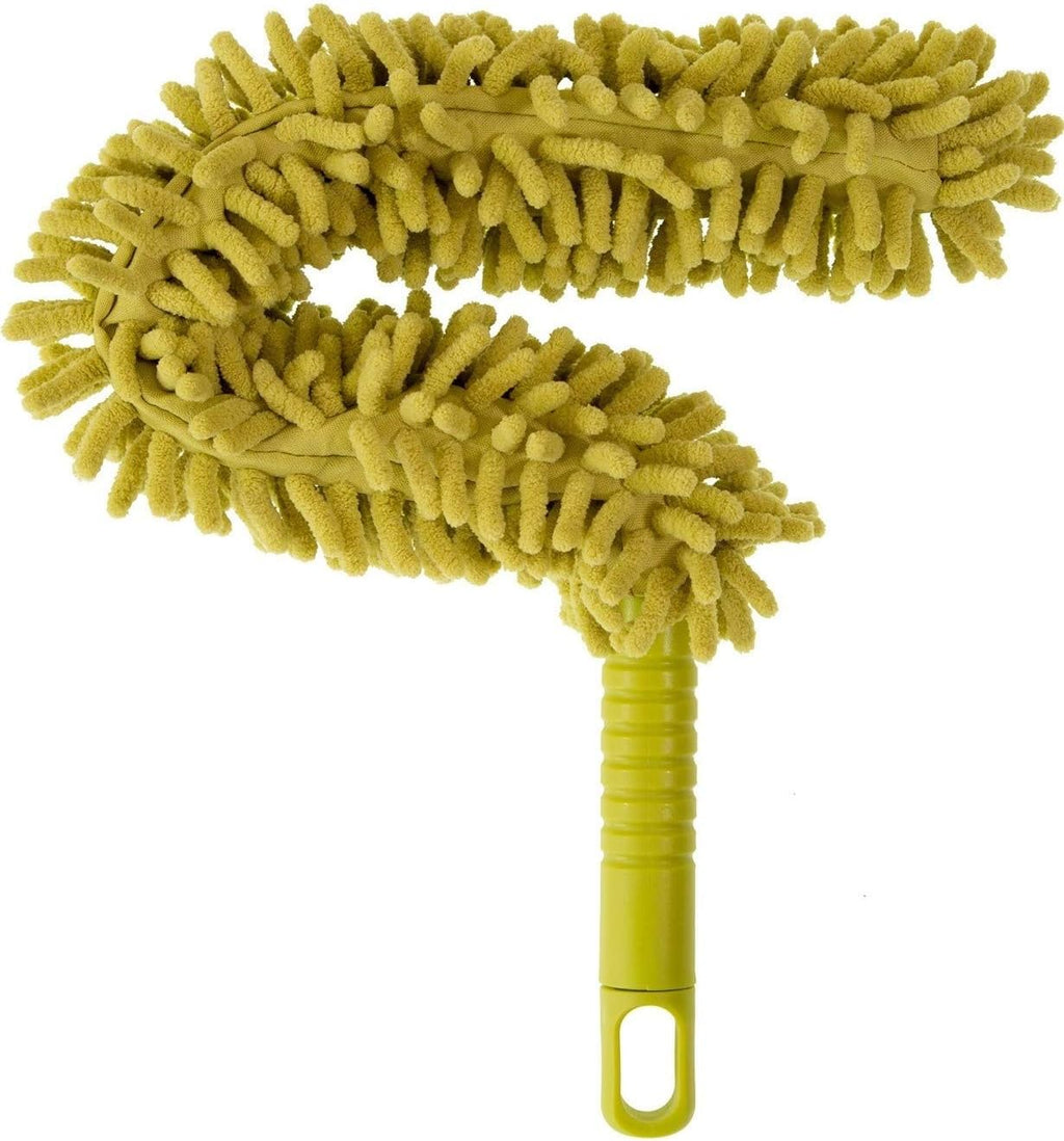 Extension Pole with Microfiber Ceiling Fan Duster and Removable Chenille Dusting Cloth D546352