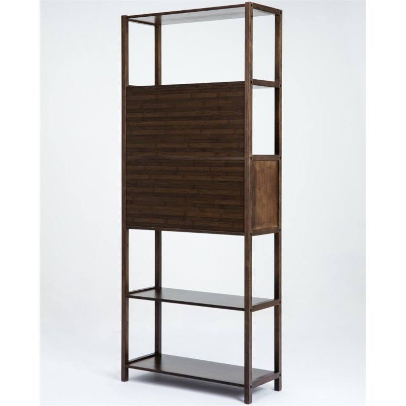 Cappuccino Bamboo Bookcase E17502