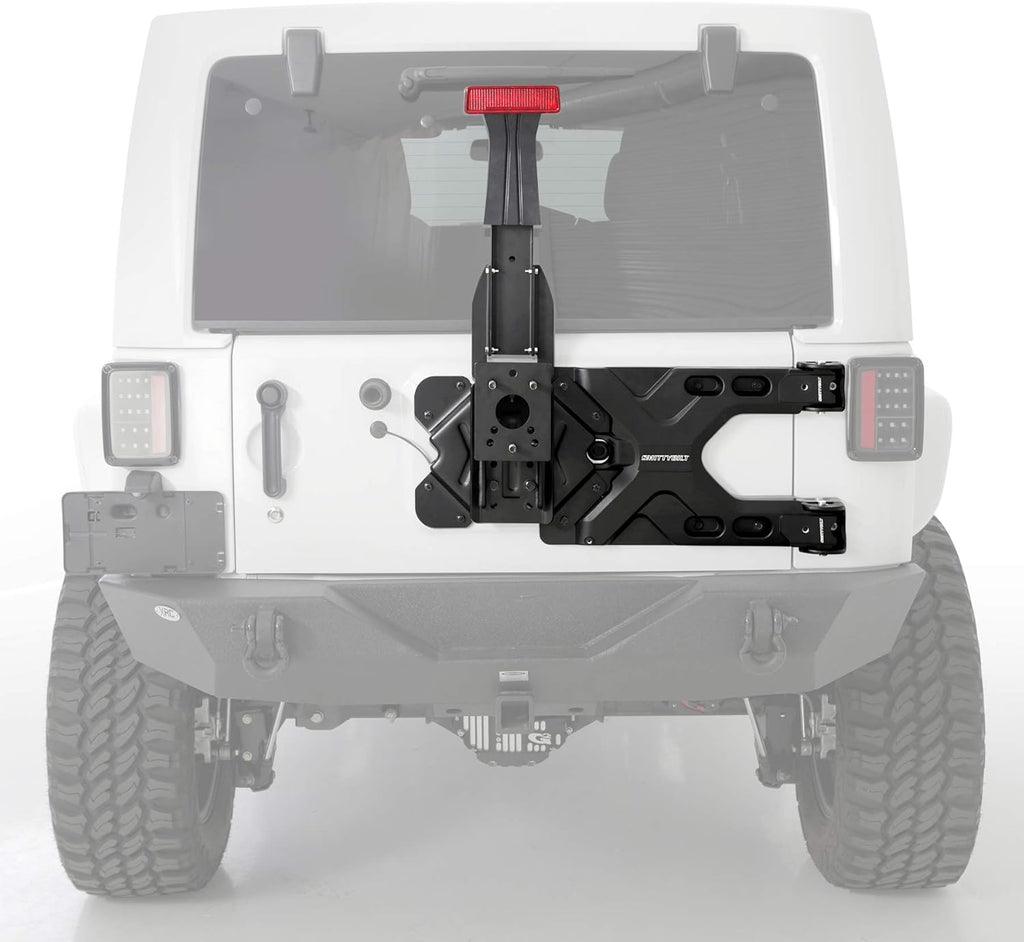 Black Oversize Tire Carrier K963