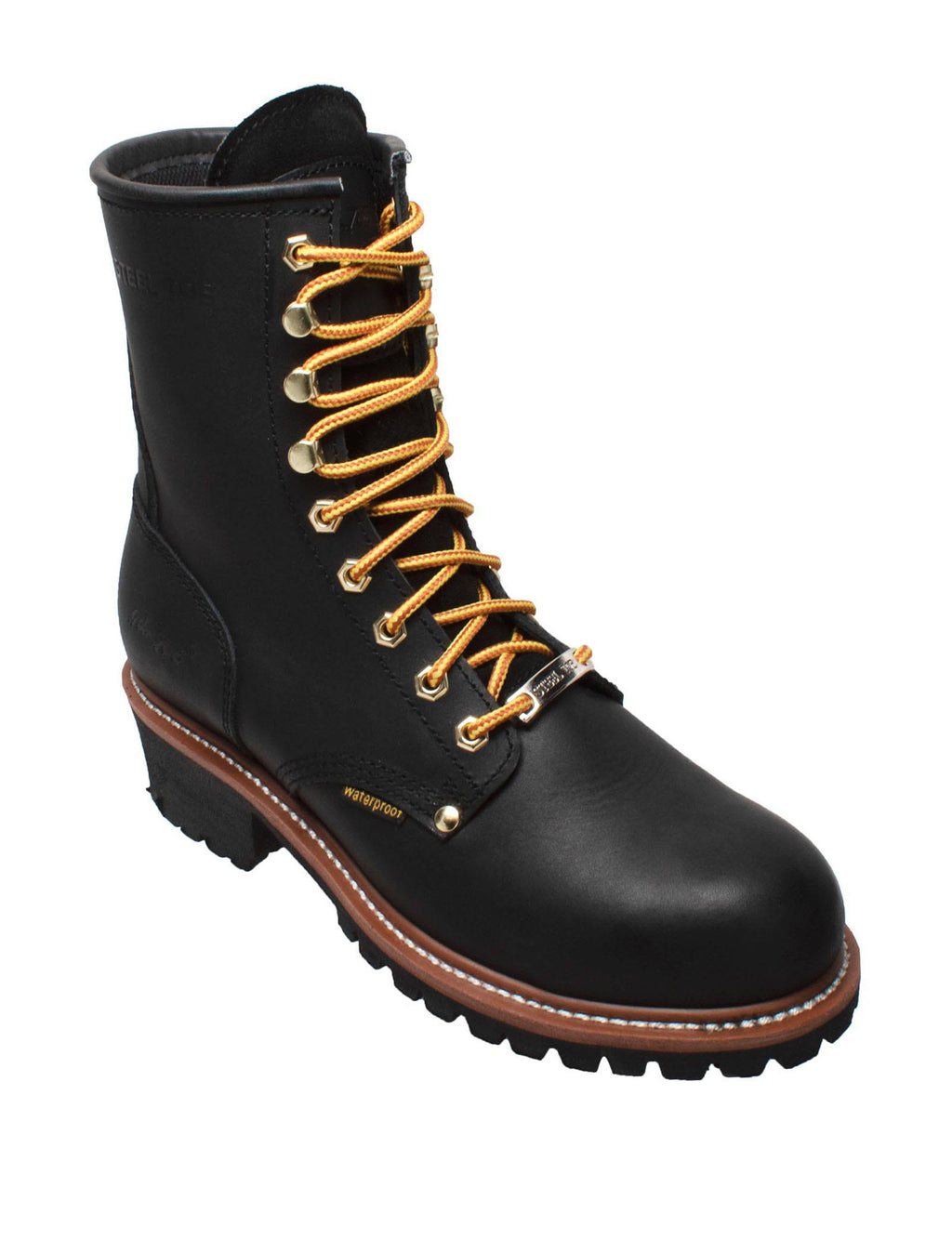 Waterproof Logger Black Work Boots B38374