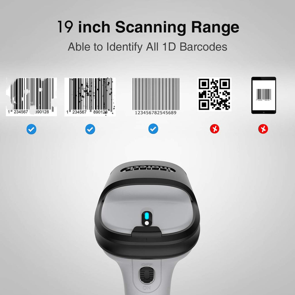 Bluetooth Barcode Scanner, 35m Range A999376