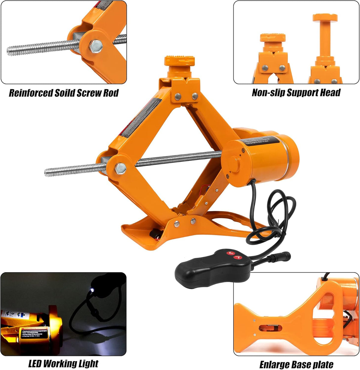 3 Ton Electric Car Jack Pack of 2 B651