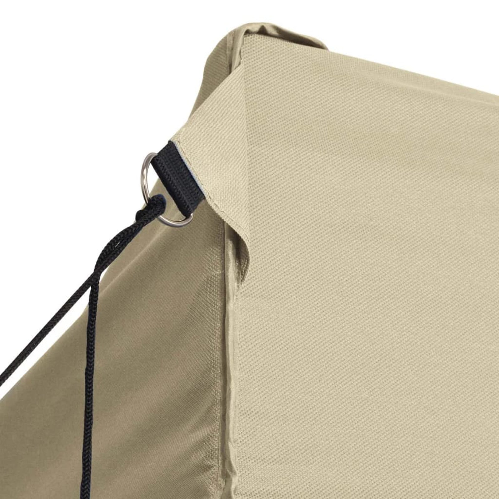 Folding Party Tent with 4 Sidewalls Steel Frame Canopy Shelter Cream 236.2 x 118.1 x 124 Inches O35992