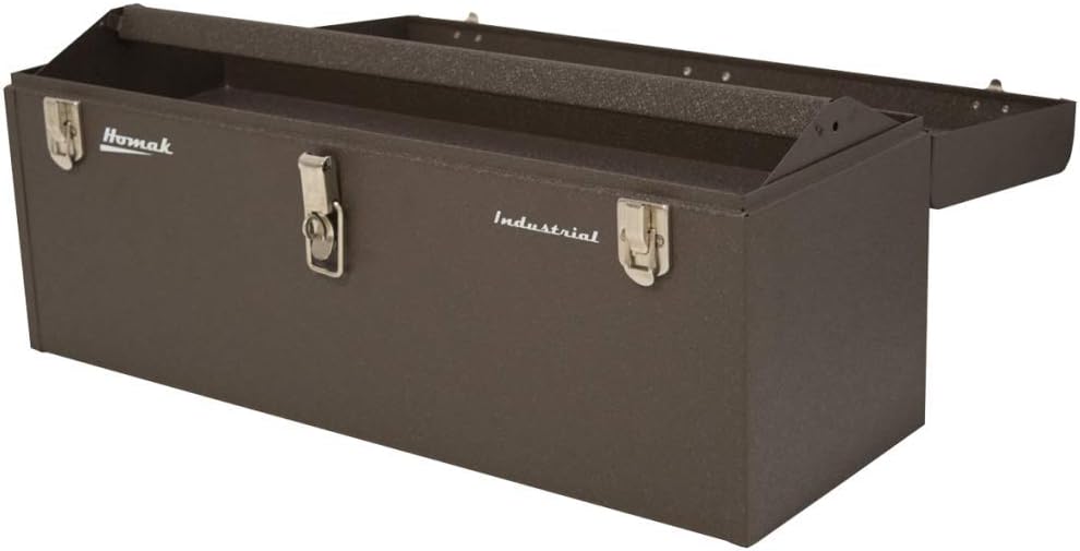 Brown Wrinkle Powder Coat Steel Toolbox U474712