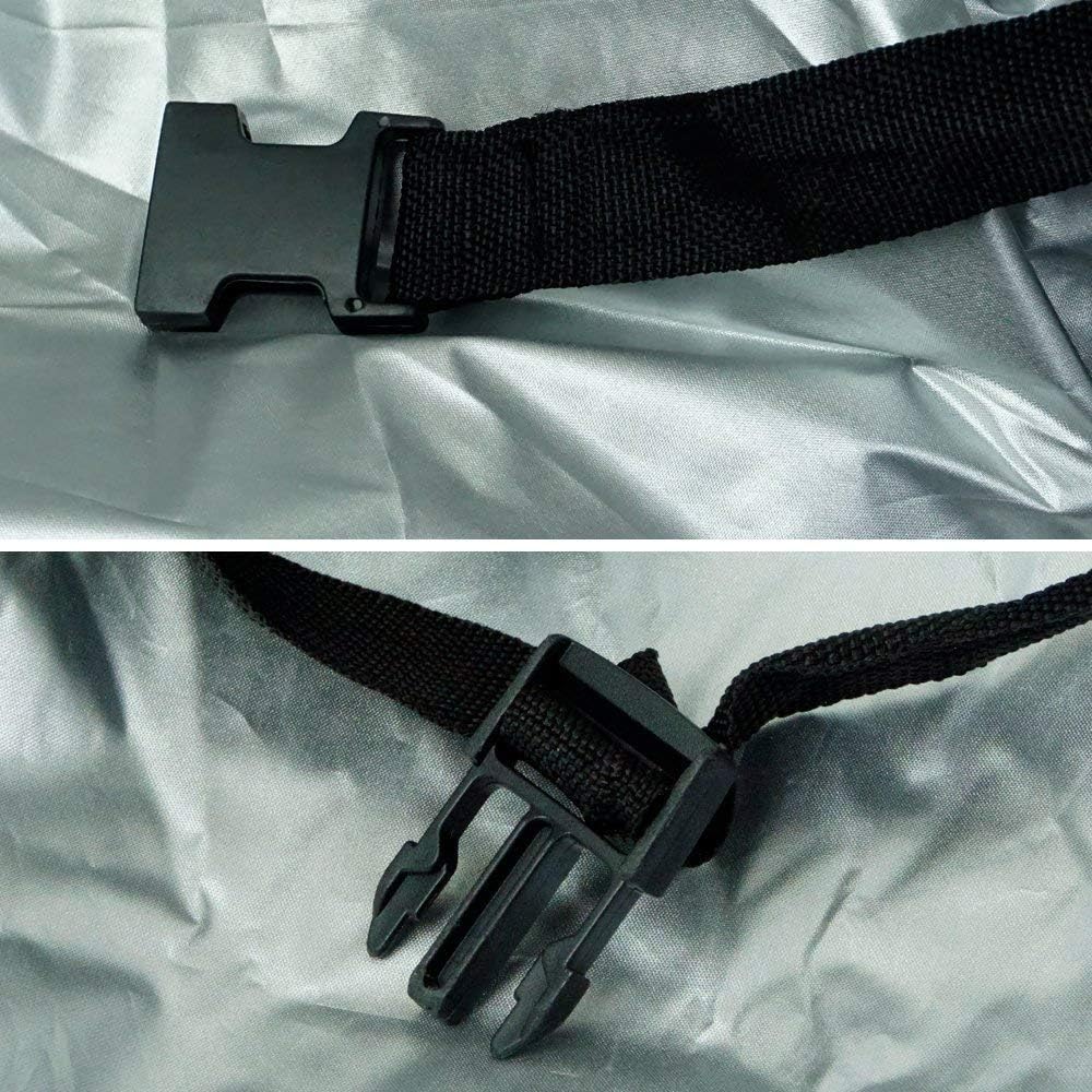 Lightweight Poly 210T Waterproof Car Cover for Large Sedans, Pack of 2 A12031