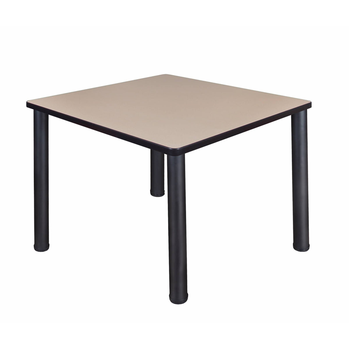 Beige/ Black Square Breakroom Table G5385