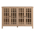Light Brown 4 Door Accent Cabinet A32315