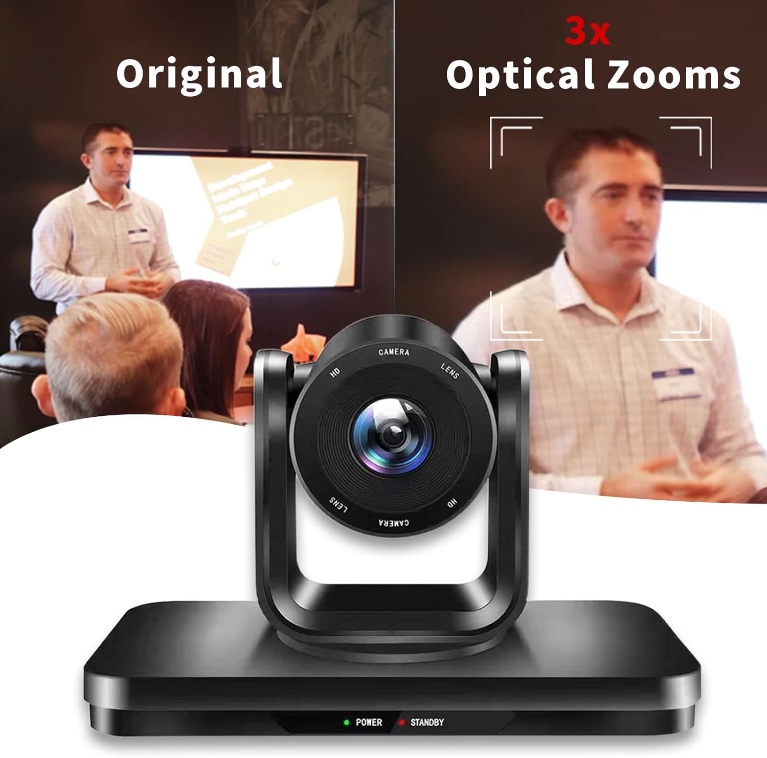 1080P PTZ Conference Camera with 3X Optical Zoom F23639