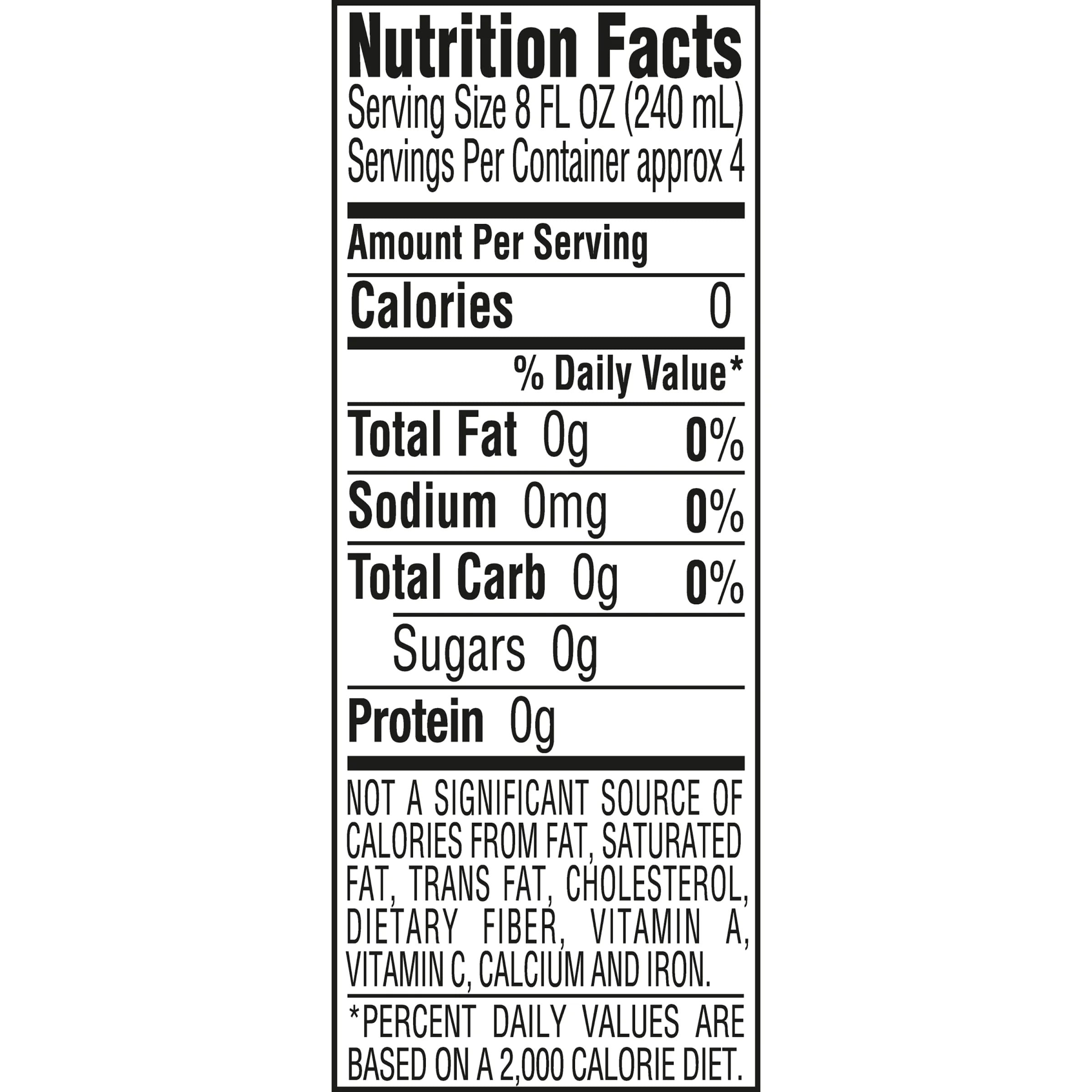 100% Natural Spring Water, 8 oz Plastic Bottles (Total of 48) Z3812