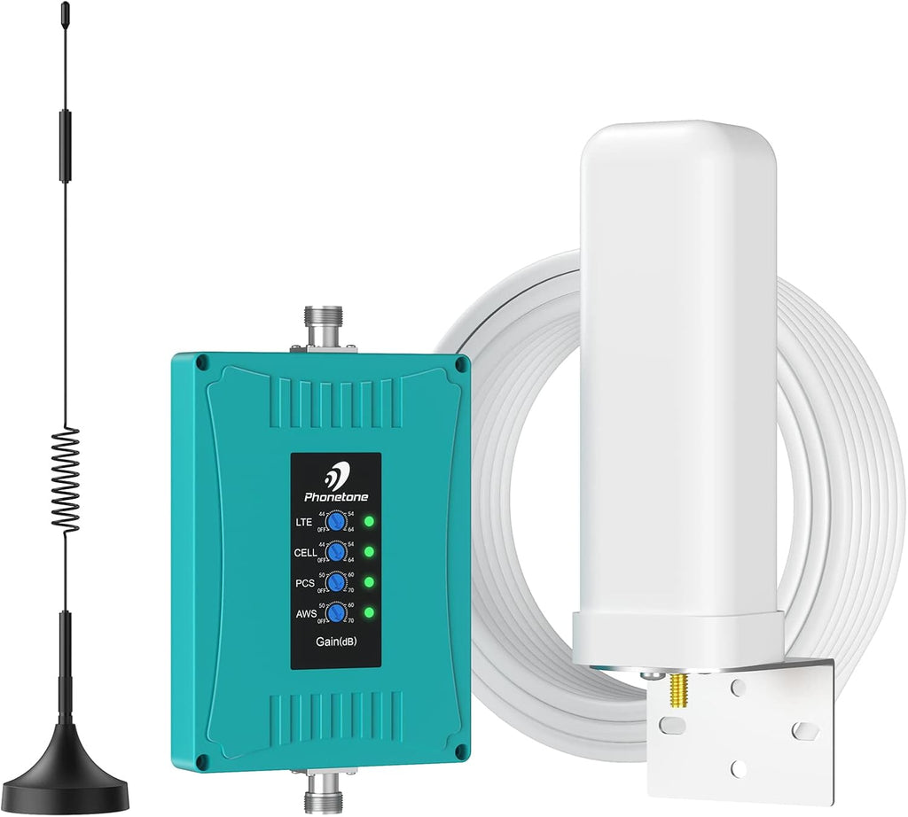 Cell Phone Signal Booster for Home & Office, 5G 4G LTE & 3G, Omni Antennas, FCC Approved L457