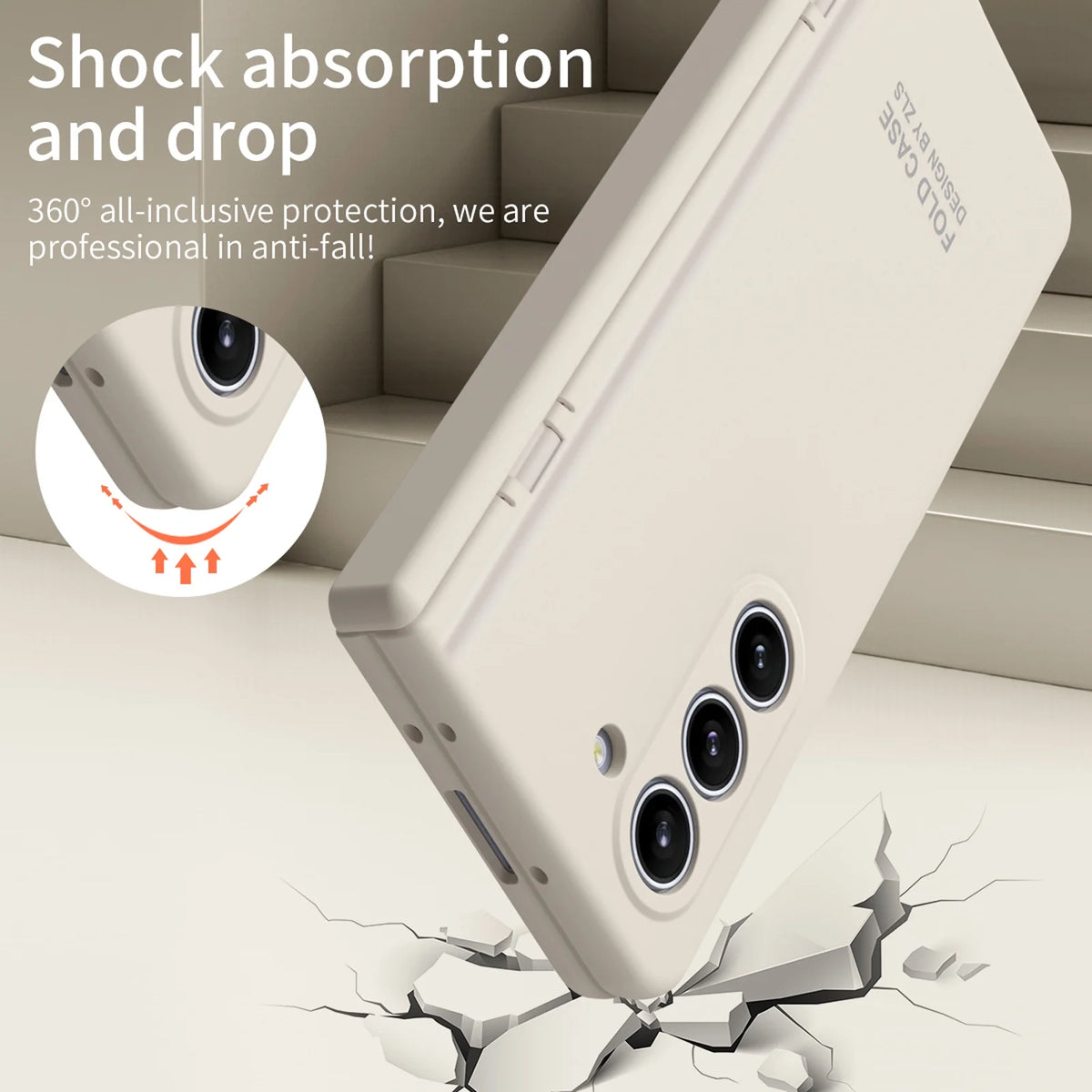 White Slim Full Body Case with Tempered Glass Screen Protector T937675